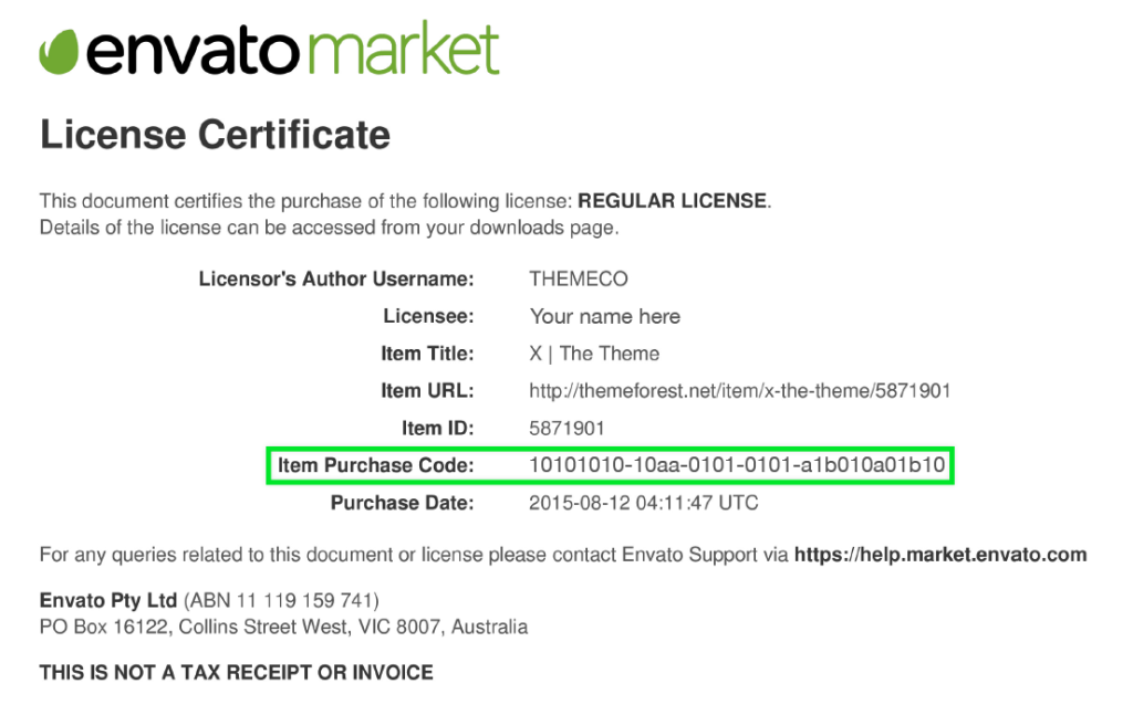 License_Purchase_Code_Example
